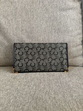 Celine Horse & Carriage PVC Leather Bifold Wallet